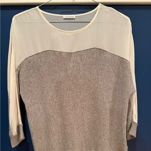 Club Monaco Wool and Sheer Blouse